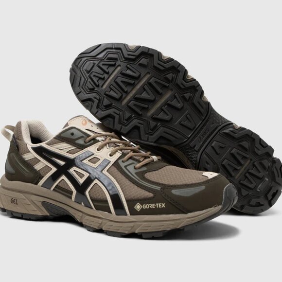 ASICS Gel-Venture 6 GORE-TEX Pepper / Black Coffee Mens Size 8 Trail Hiking NEW - Picture 16 of 16